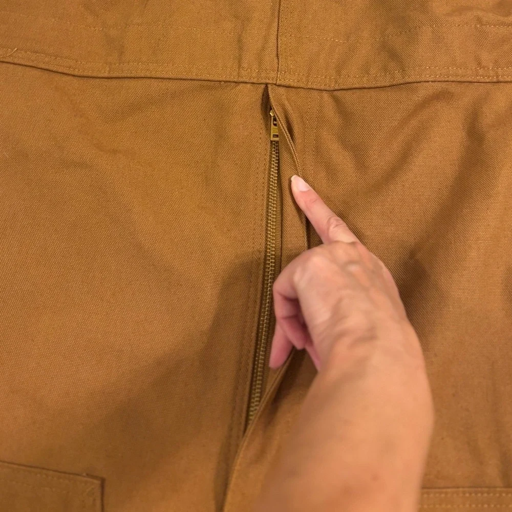 CARHARTT RELAXED FIT DUCK BIB OVERALL CARHARTT BROWN 46X34